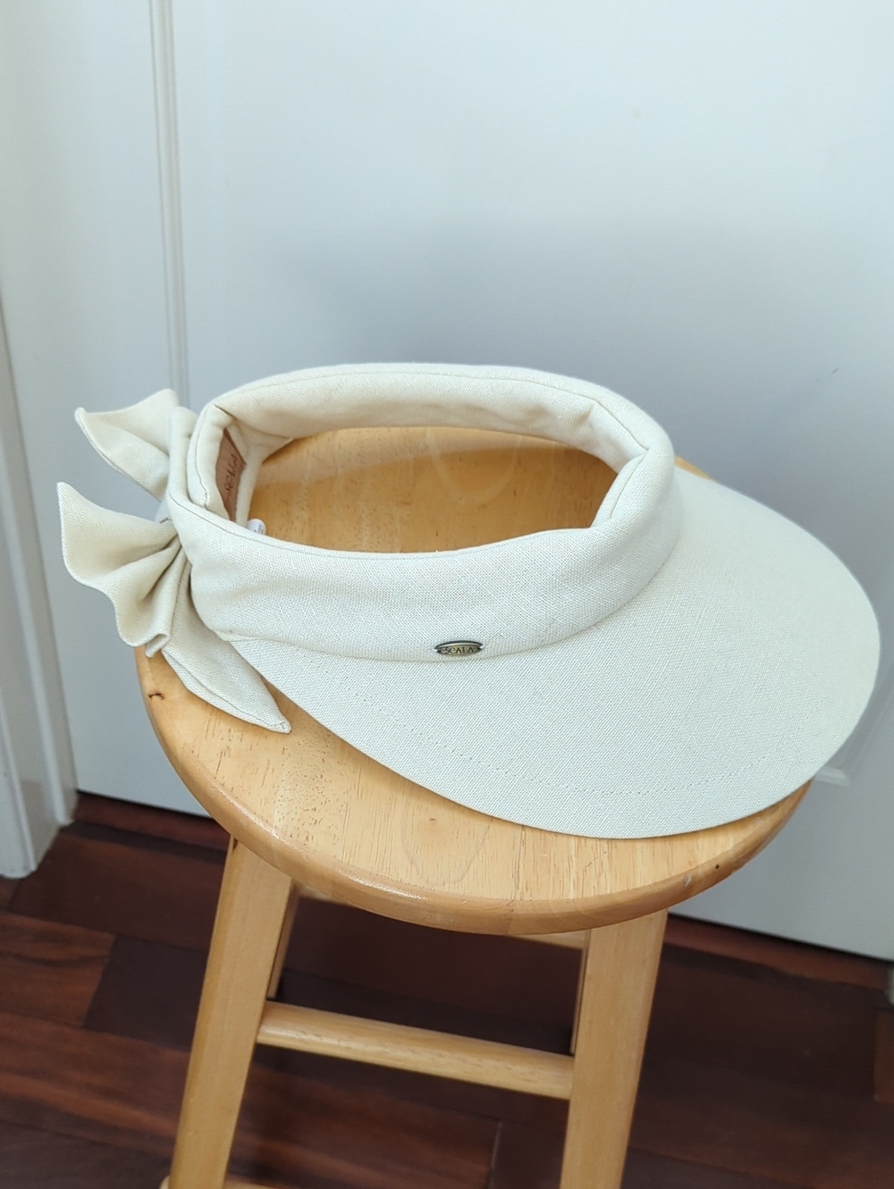 Scala Wide Brim Visor Hat 100% Cotton